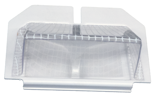 Super Chexx Bubble Hockey Goal with Distortion Printed Net